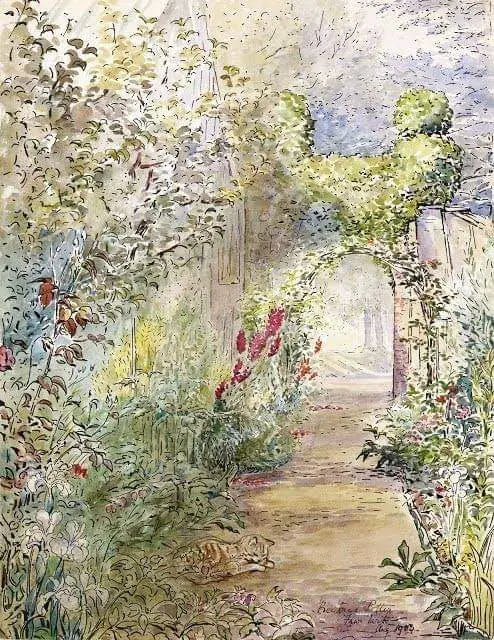 ‘Fawe Park Garden’~ Beatrix Potter ~ 1903