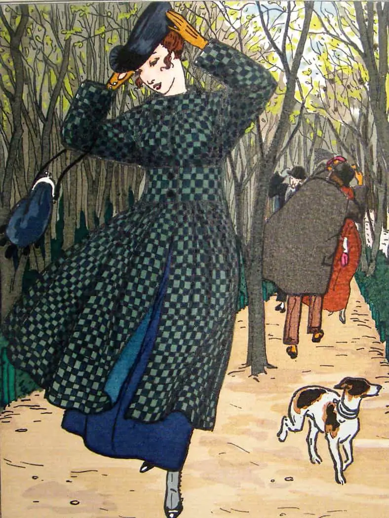 1913 Fashion illustration by Pierre Brissaud