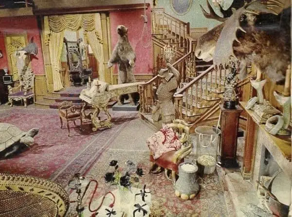 Addams family set from the old black and white show