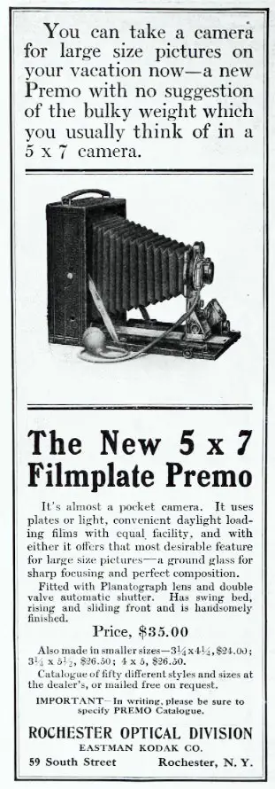 Almost a pocket camera 1909