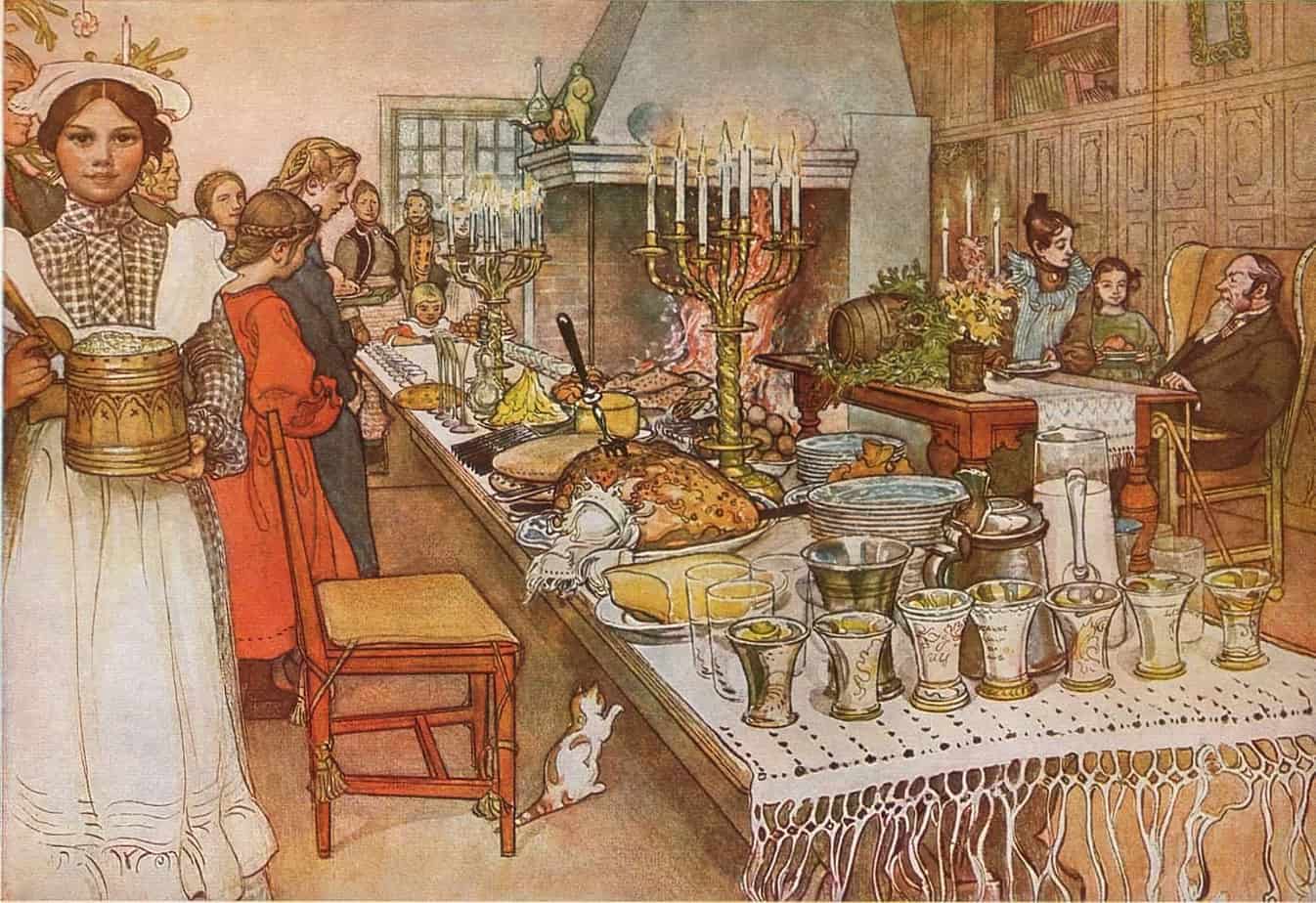 Carl Larsson Christmas Eve, 1904