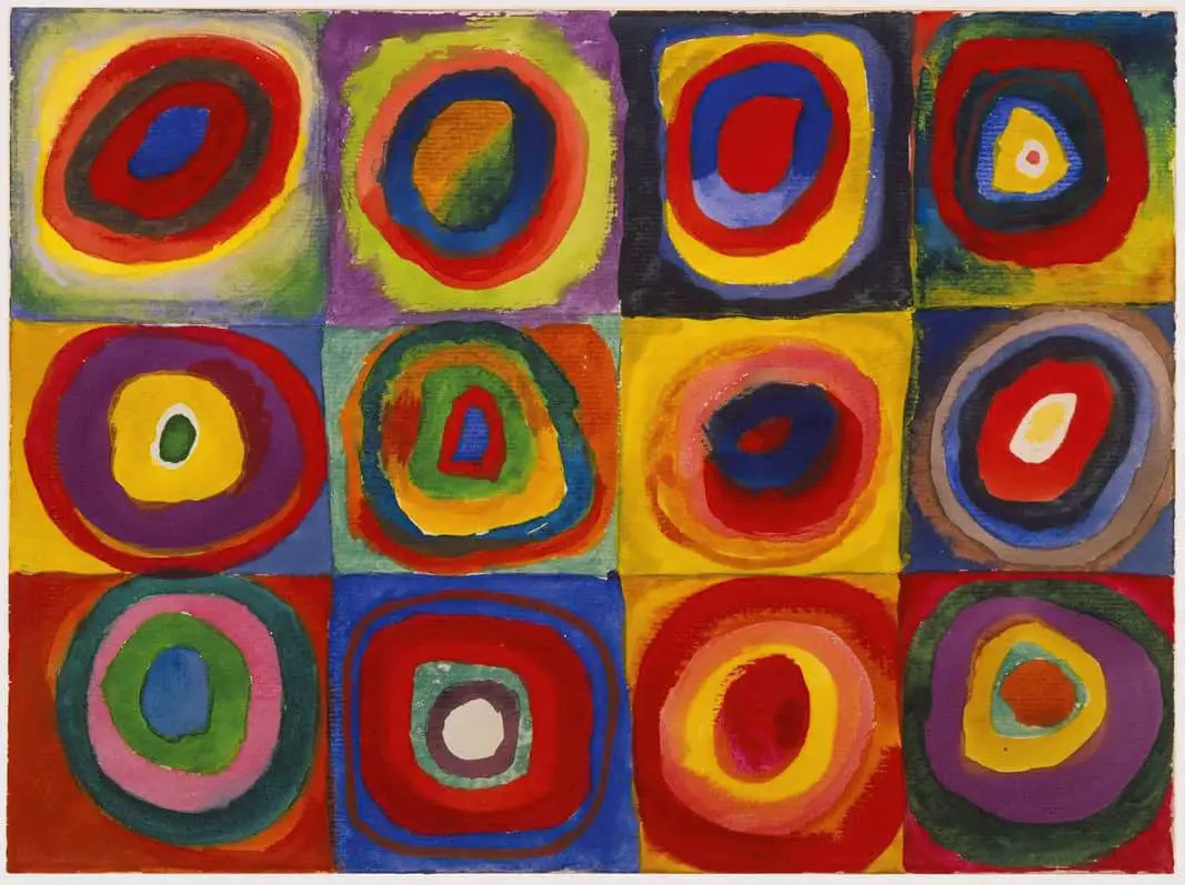 Color Study. Squares with Concentric Circles, 1913 by Wassily Kandinsky
