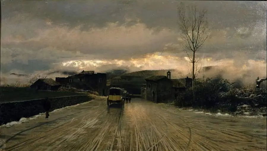 Giuseppe De Nittis (1846 - 1884) Il passaggio degli Appennini, 1867