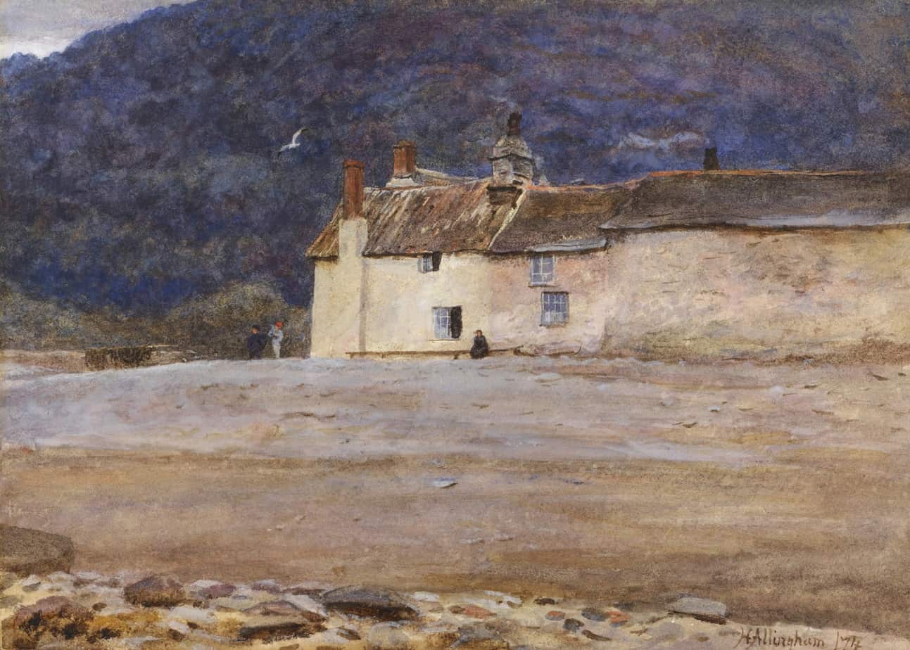 Helen Allingham - The Last House in Lynmouth 1874