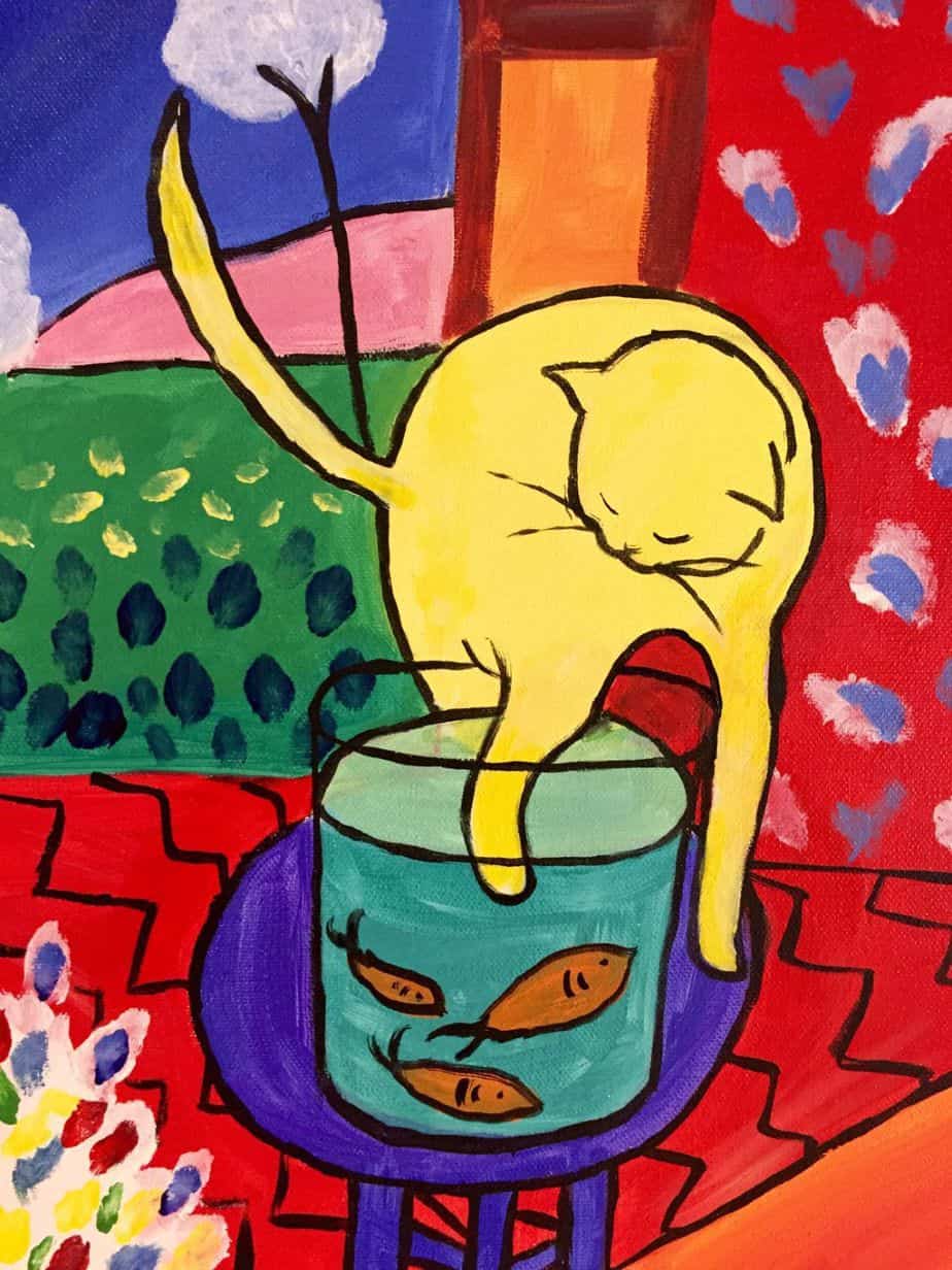 Henri Matisse Cat and Redfish