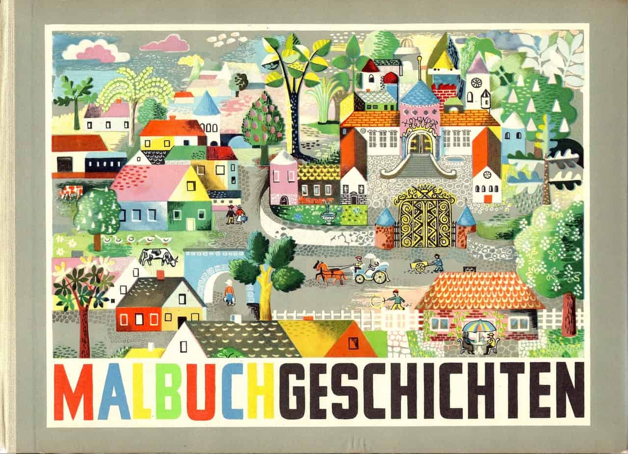 Kiessling illustration from 'Malbuchgeschichten' (1949)
