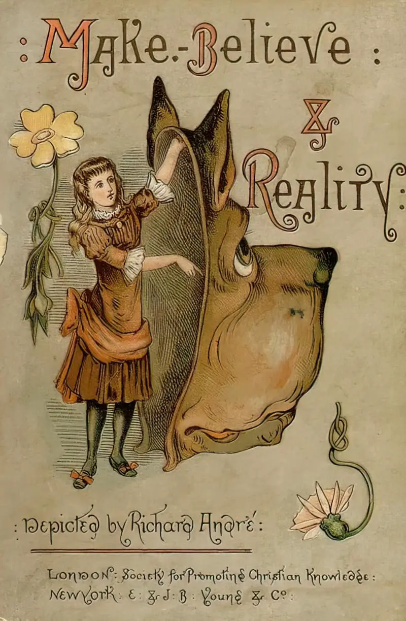 Make-Believe & Reality (1884) Published By E & J B Young & Company dog
