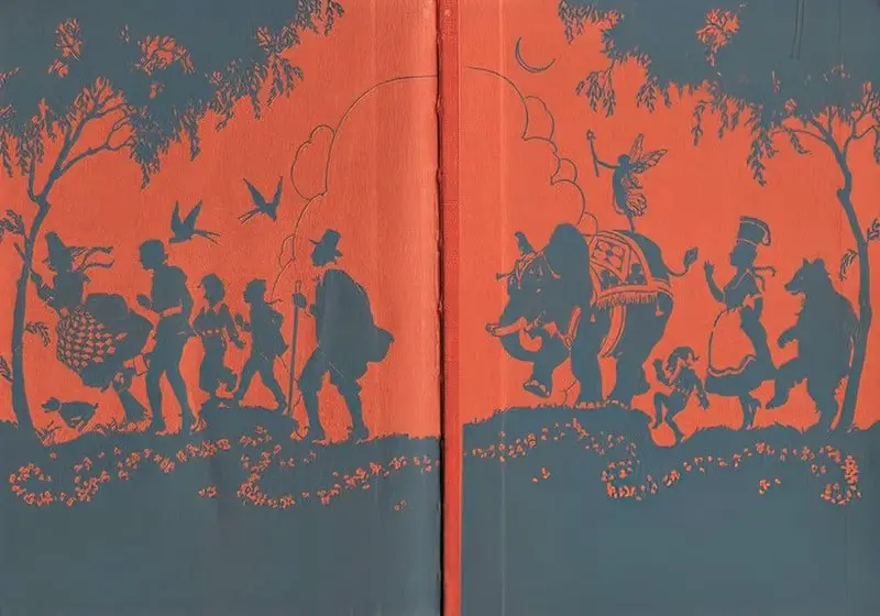 Make and Make-Believe by Arthur I. Gates and Miriam Blanton Huber, Macmillan, 1931 endpapers