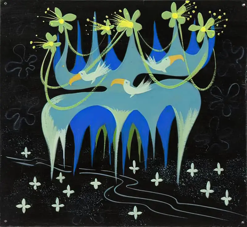Mary Blair It's a Small World' concept painting (Walt Disney, 1964-66)