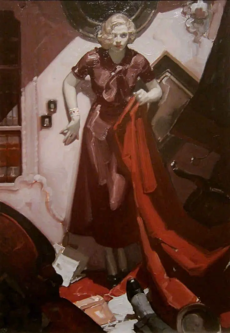 Mead Schaeffer Hide the body Cosmopolitan, 1933