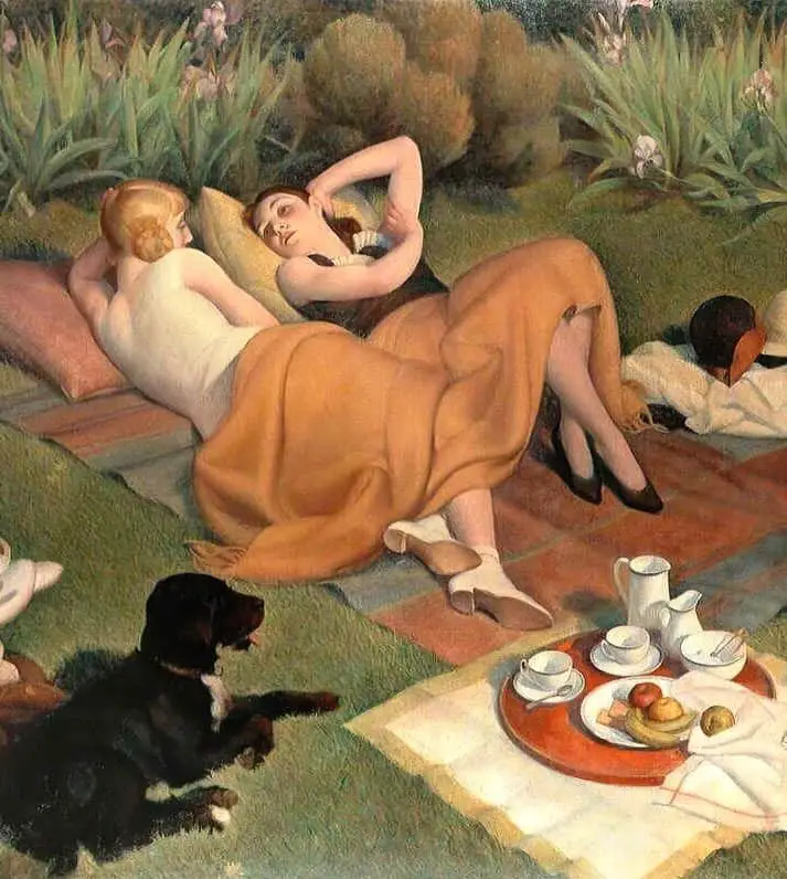 Miguel Mackinlay (1895–1958) British picnic
