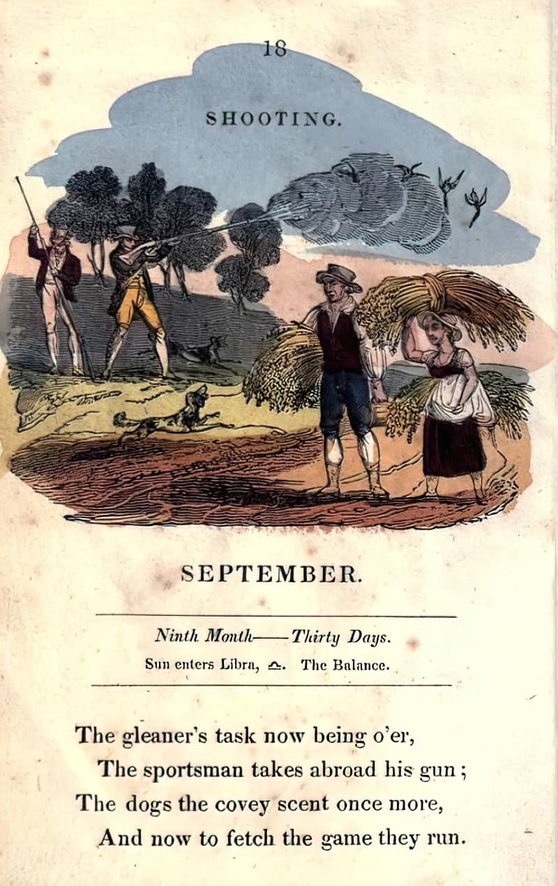 The Juvenile almanack, or, Series of monthly emblems c1822-1824