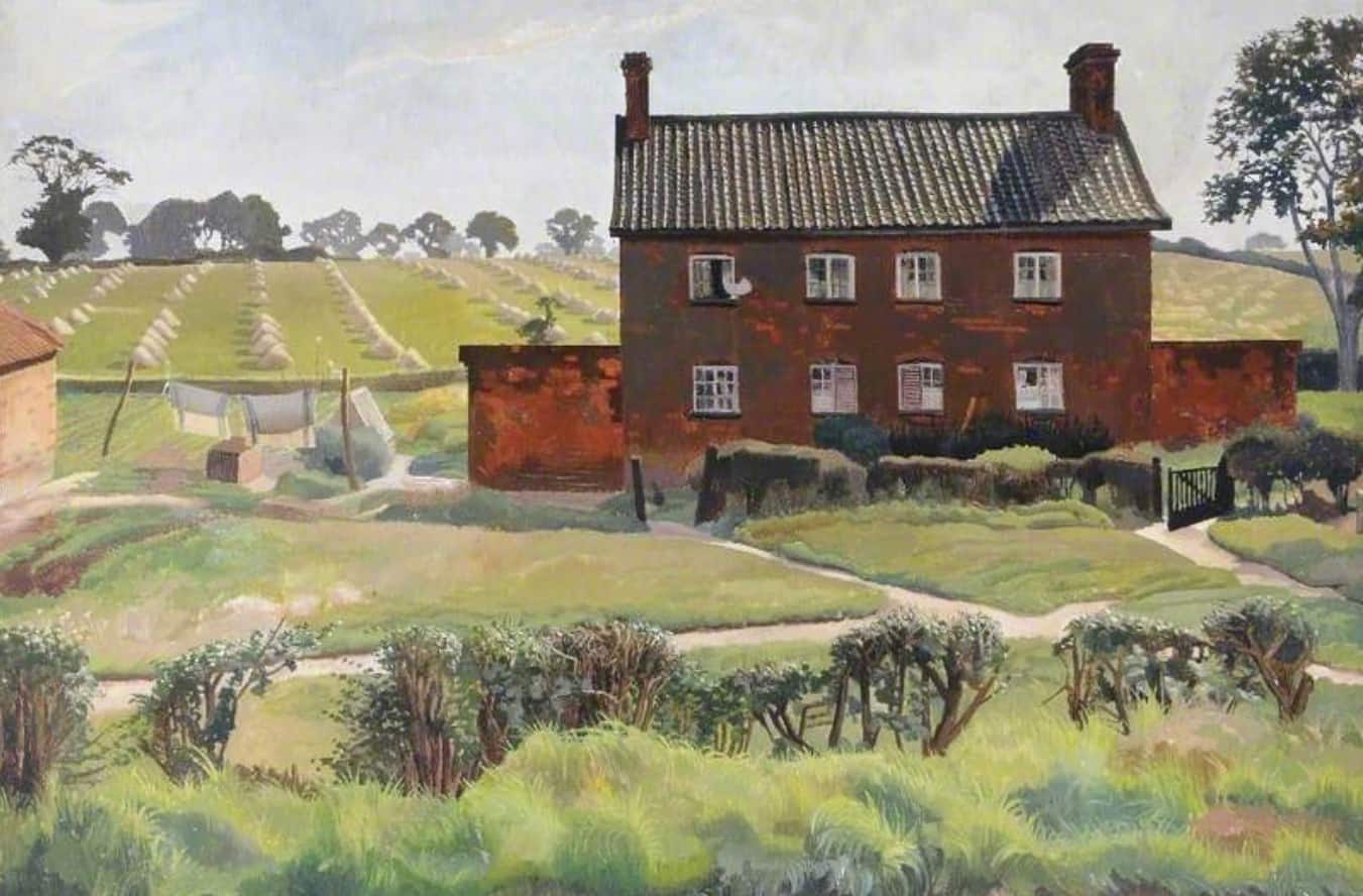 The Red House  Stanley Spencer, oil on canvas, 1926