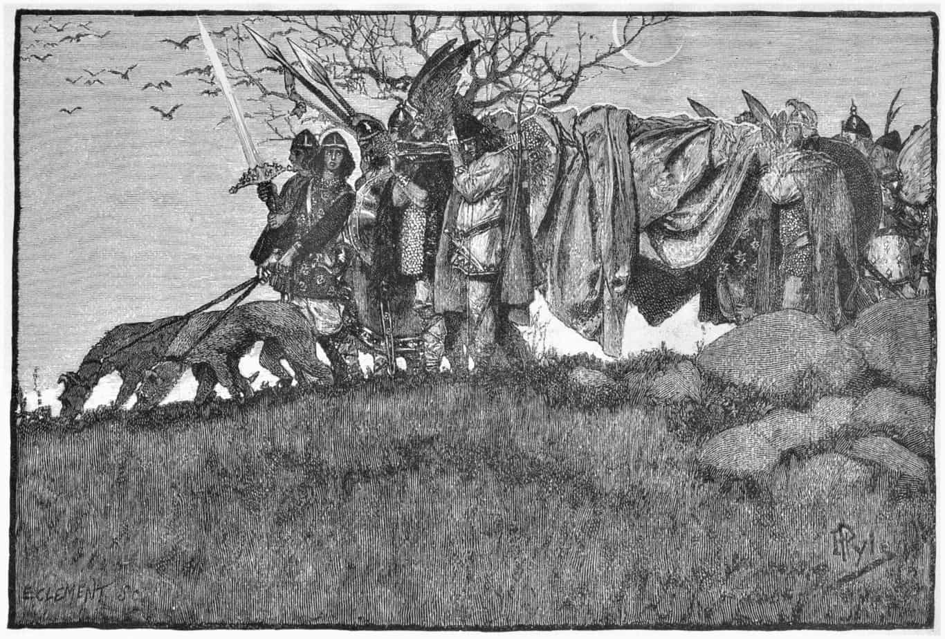 The Story of Siegfried illustrated by Howard Pyle (American, 1853-1911)