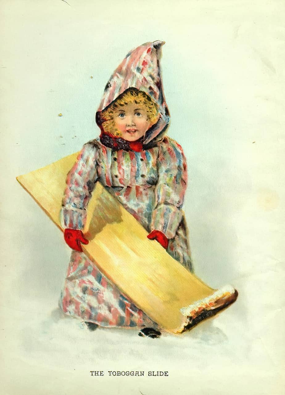 The Toboggan Slide from The Night Before Christmas And Other Popular Stories For Children