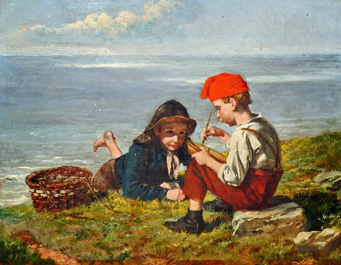 William Hemsley - The Young Boat Builders