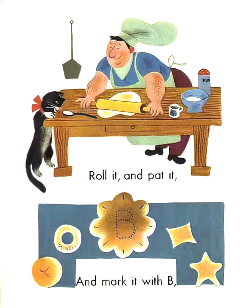 Baby's Mother Goose Pat-a-cake (c)1948, illustrated by Aurelius Battaglia