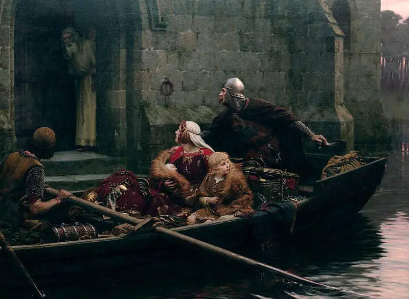 Edmund Blair Leighton - In Time of Peril