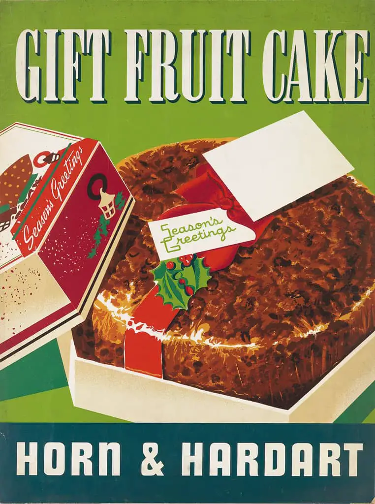 Fruit cake advertisement c1950