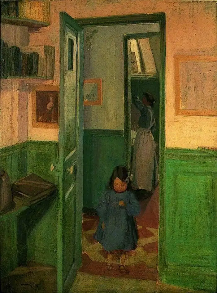 Harold Gilman (English, 1876 - 1919) In Sickert's House 1907