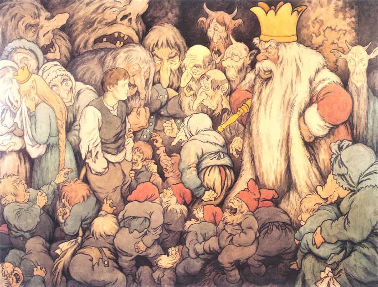 Peer Gynt in the Hall of the Mountain King 1913 Theodor Kittelsen