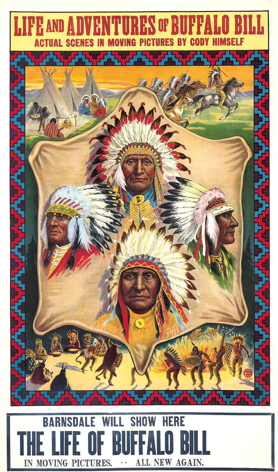Poster of The life of Buffalo Bill, 1912