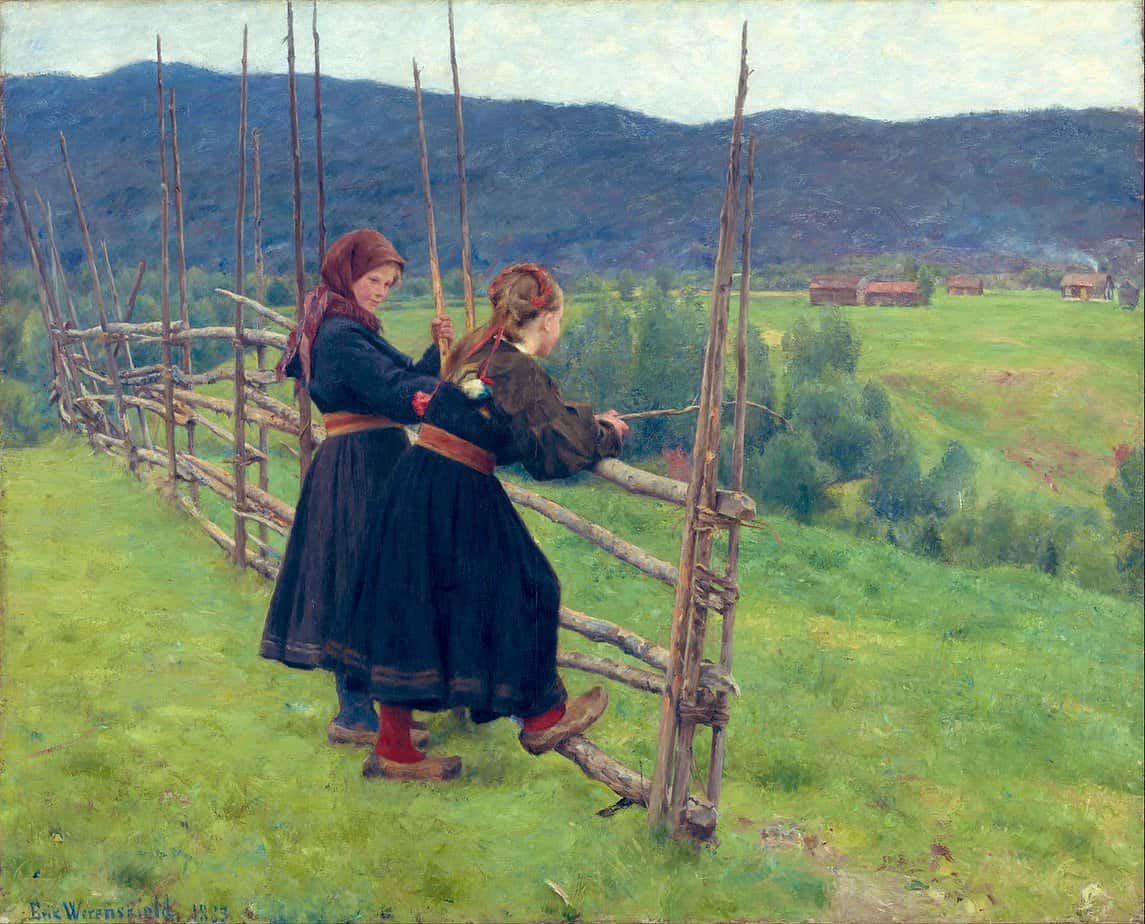 September, Erik Werenskiold, 1883