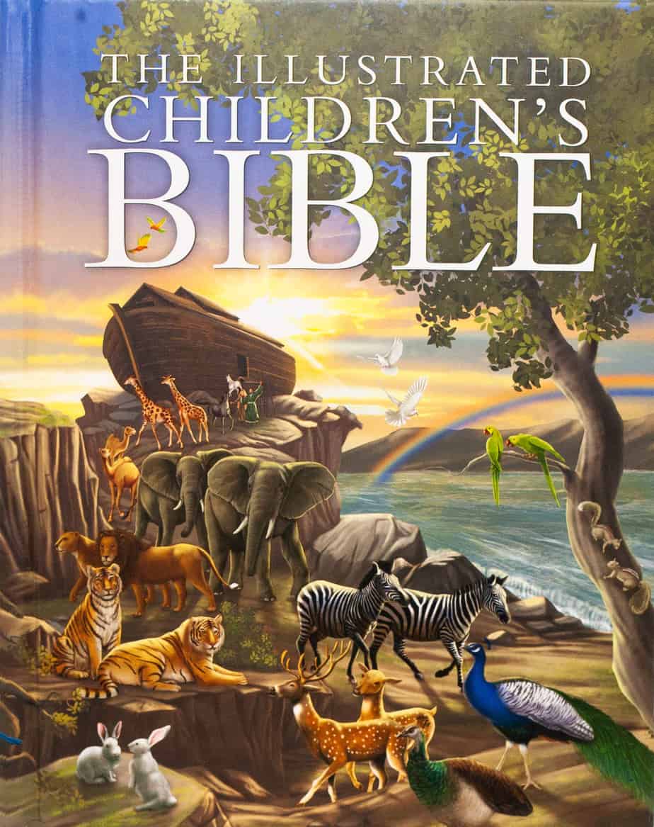 The Illustrated Children's Bible Noah's Ark scene