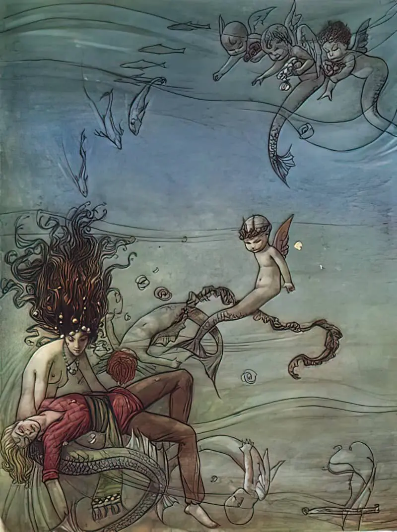 The Tale of The Pearls of the Mermaid from 'The Black Princess and Other Fairy Tales from Brazil
