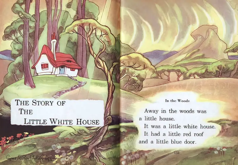 Jim and Judy, by Arthur I. Gates, Miriam Blanton Huber, and Celeste Comegys Peardon 1947 edition little white house