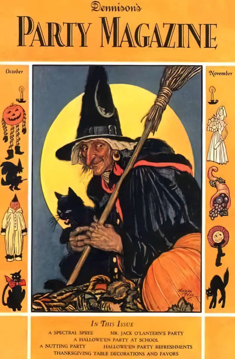 Norman Mills Price (Canadian American, 1877-1951) Halloween 1928