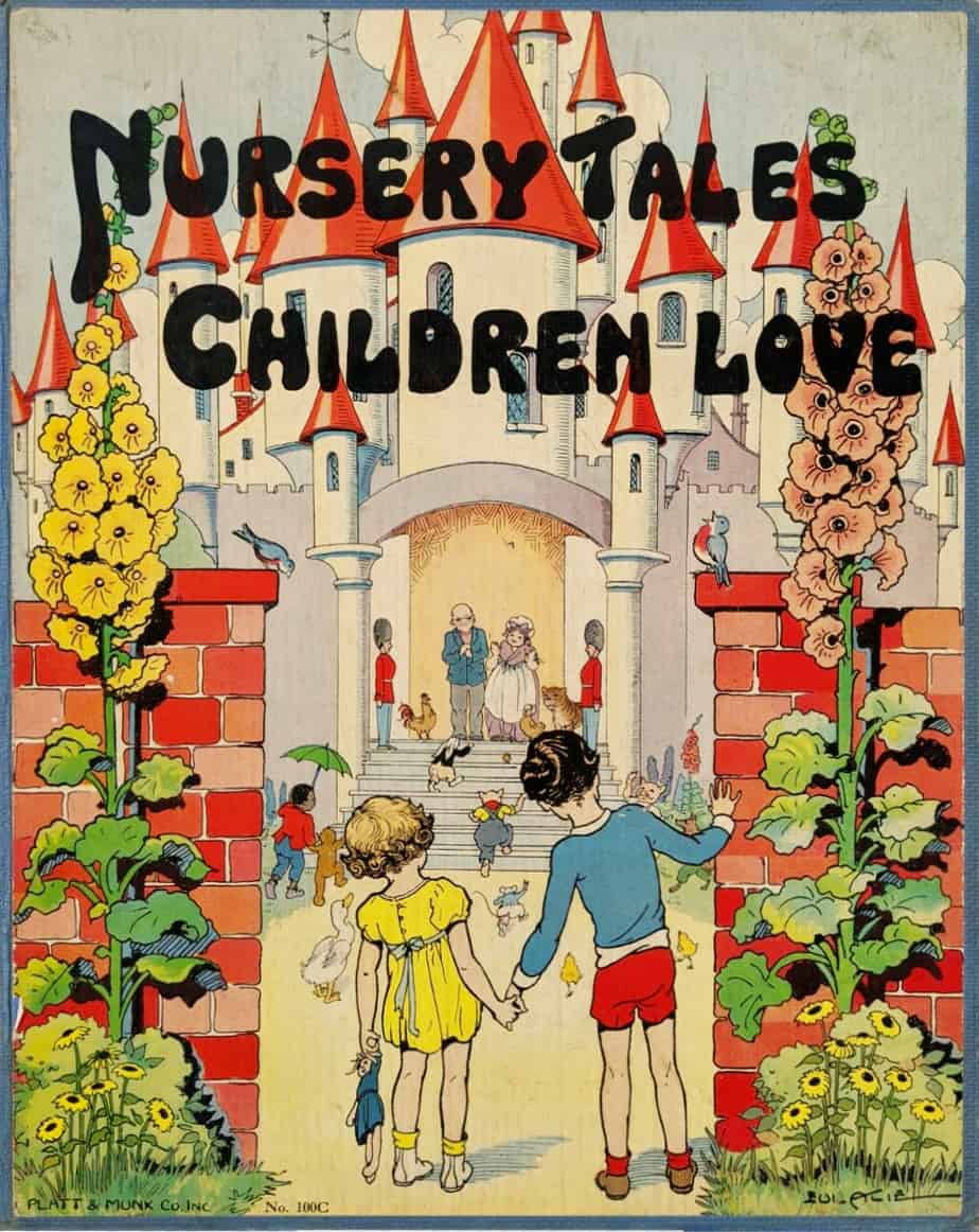 1933 Nursery Tales Children Love PLATT & MUNK Eulalie Big Book