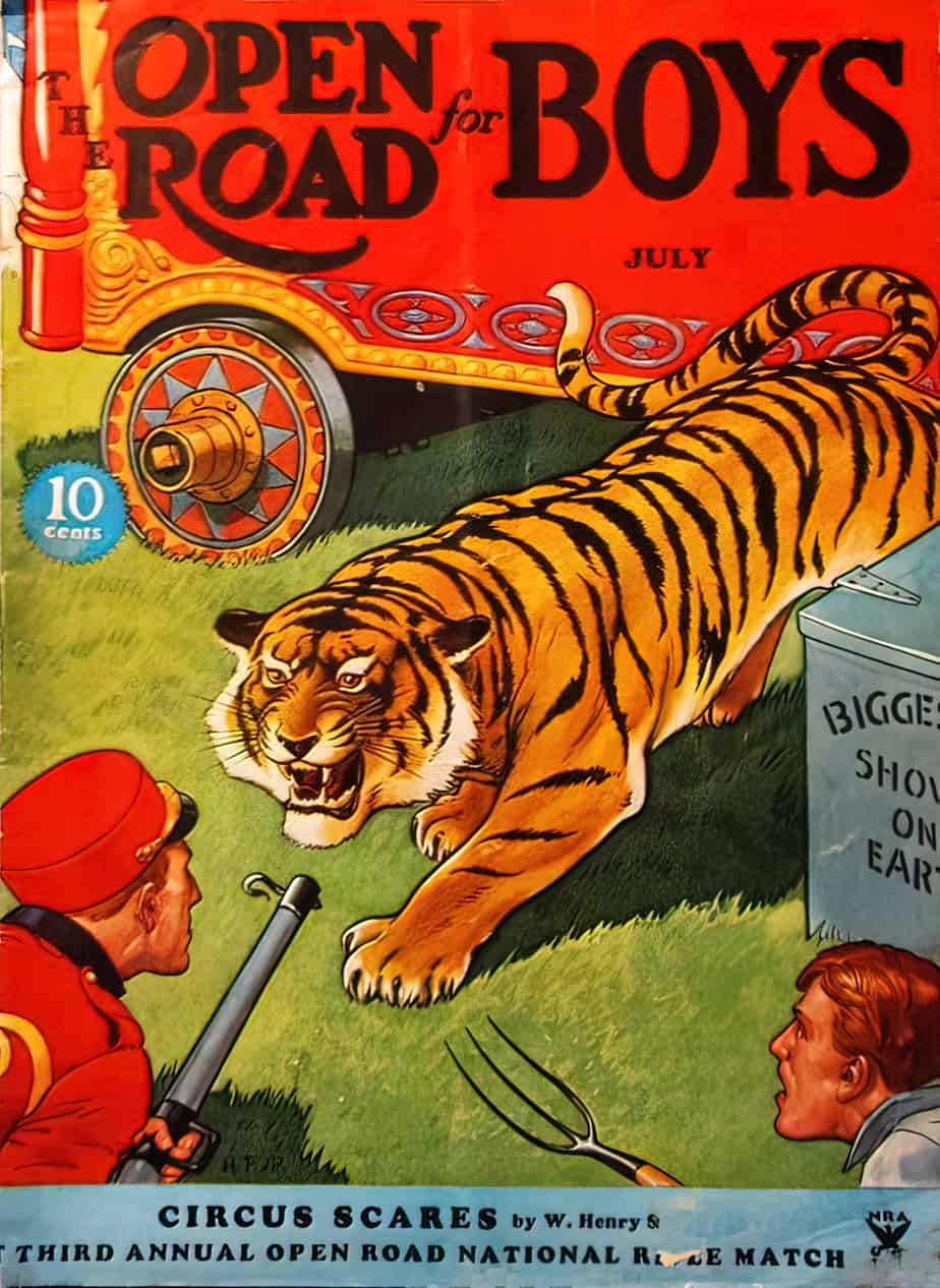 1935 July OPEN ROAD FOR BOYS Magazine