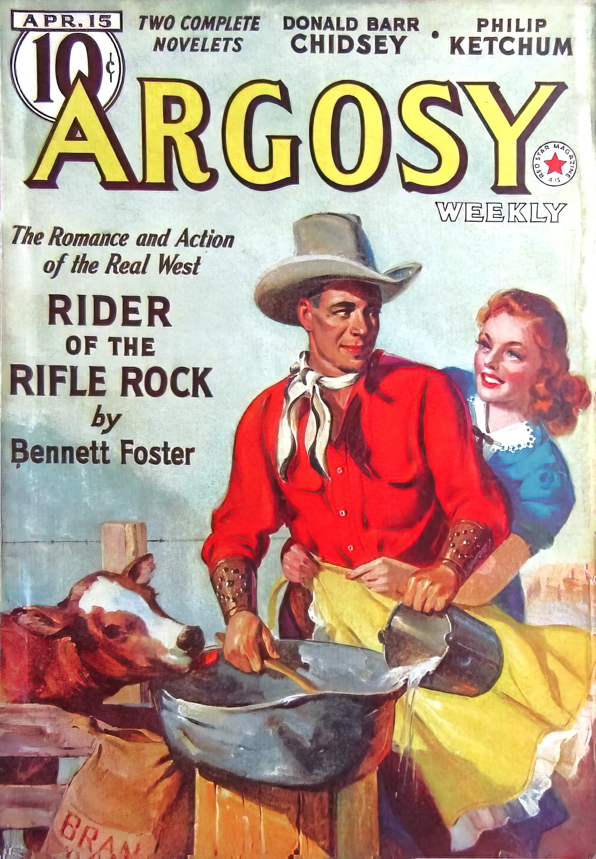1939 April ARGOSY #5 Pulp Fiction Magazine