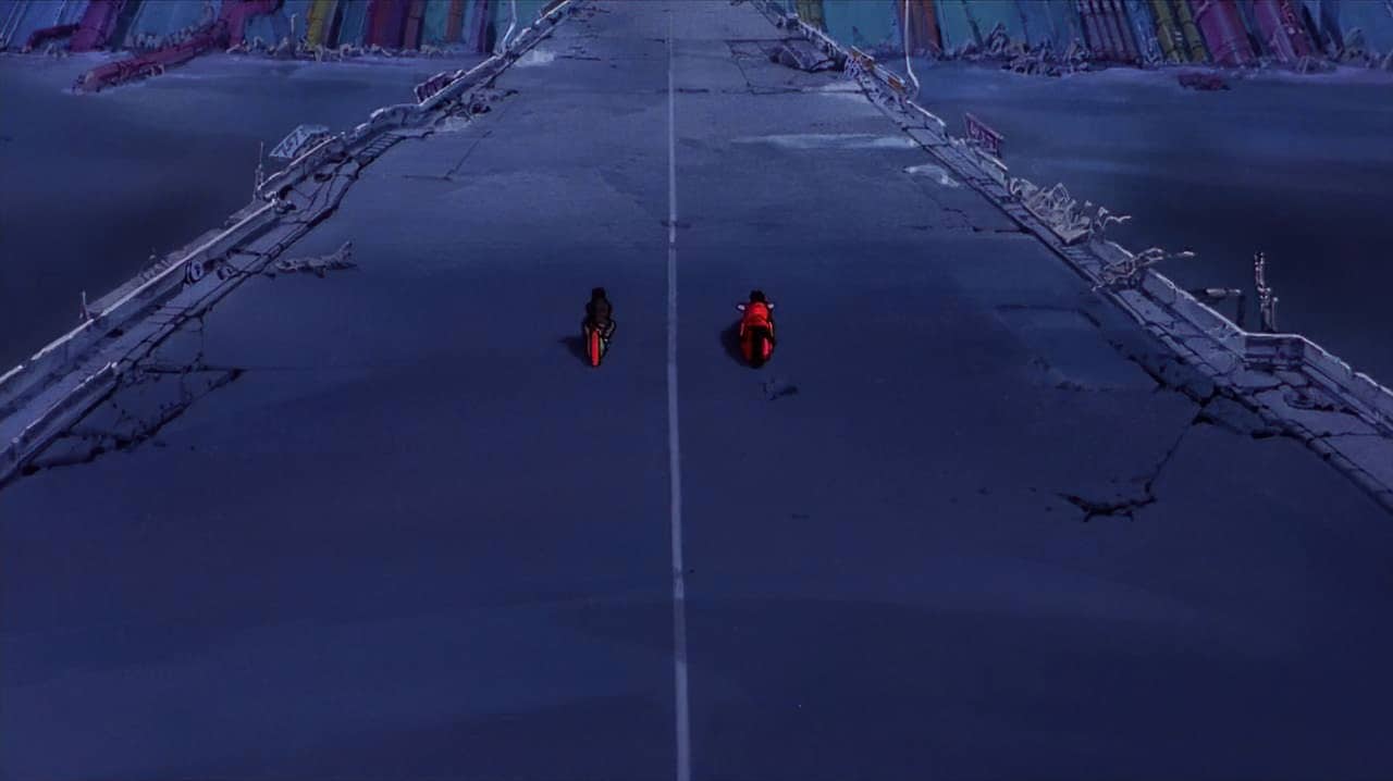 AKIRA, KATSUHIRO ÔTOMO (1988) birds eye view