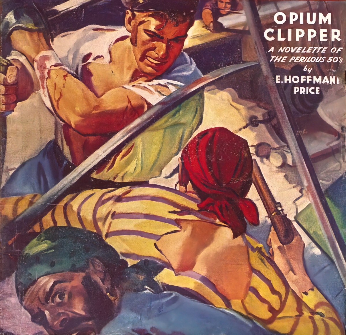 ARGOSY June 1943 Pulp Magazine MALVIN SINGER Pirate Battle