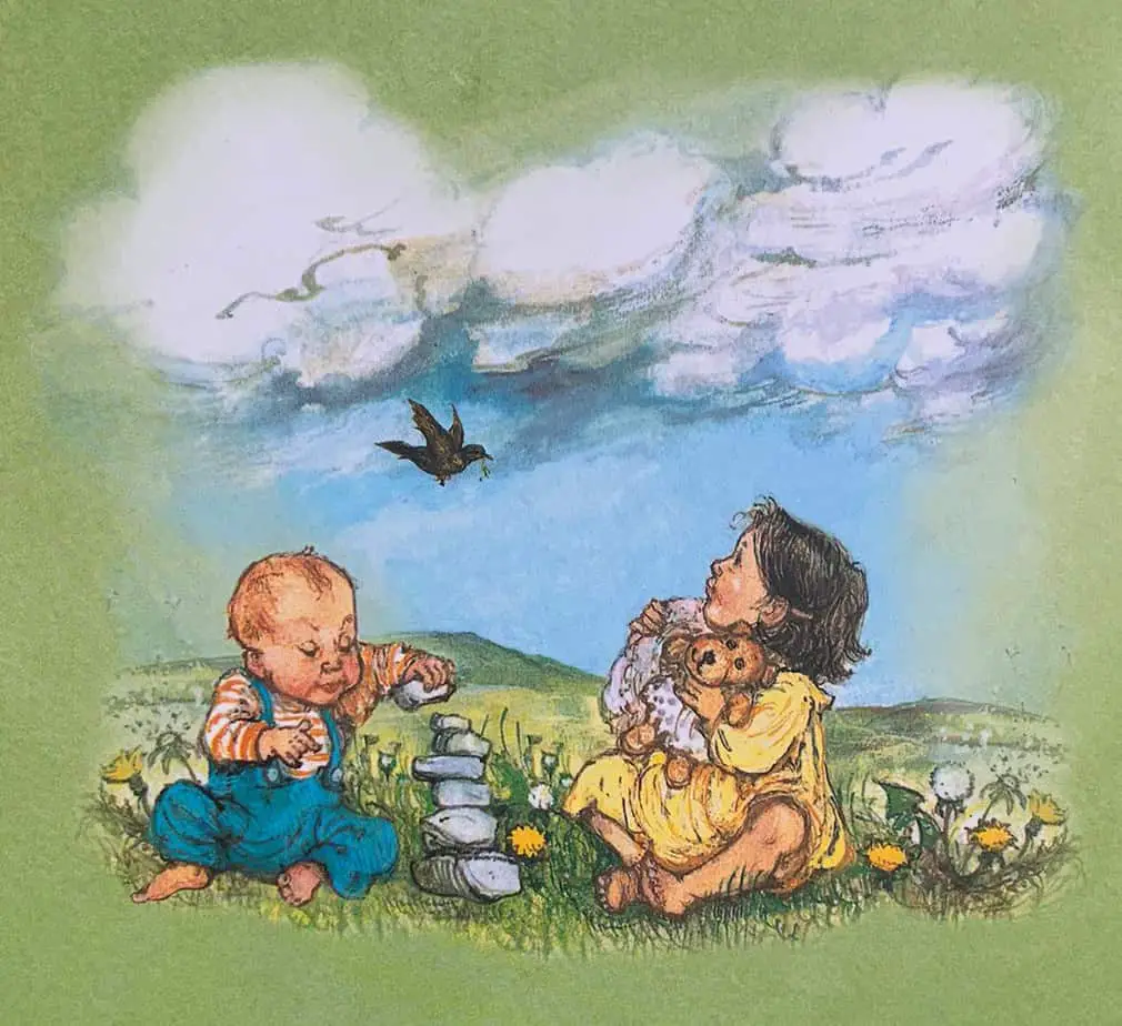 All Around Me by Shirley Hughes illustration