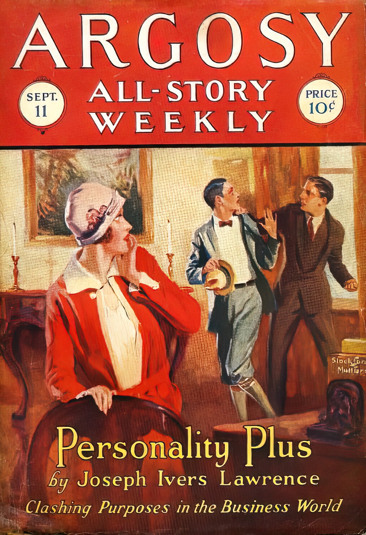 Argosy All Story Weekly September 11, 1926 Vintage Pulp Magazine