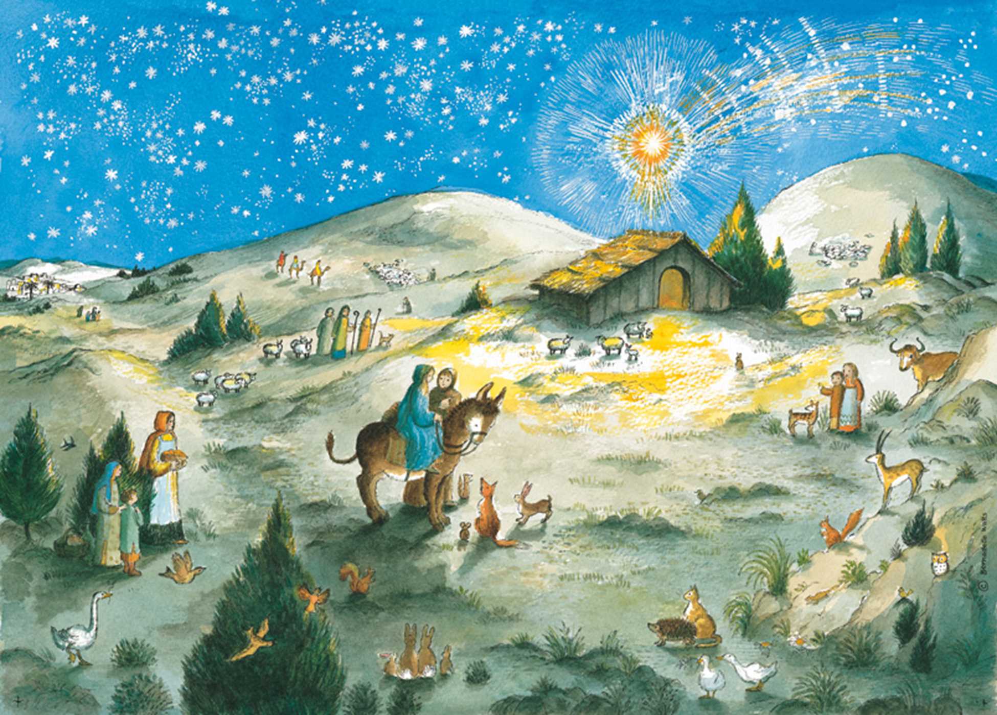 Away In A Manger advent calendar published by Simon and Schuster