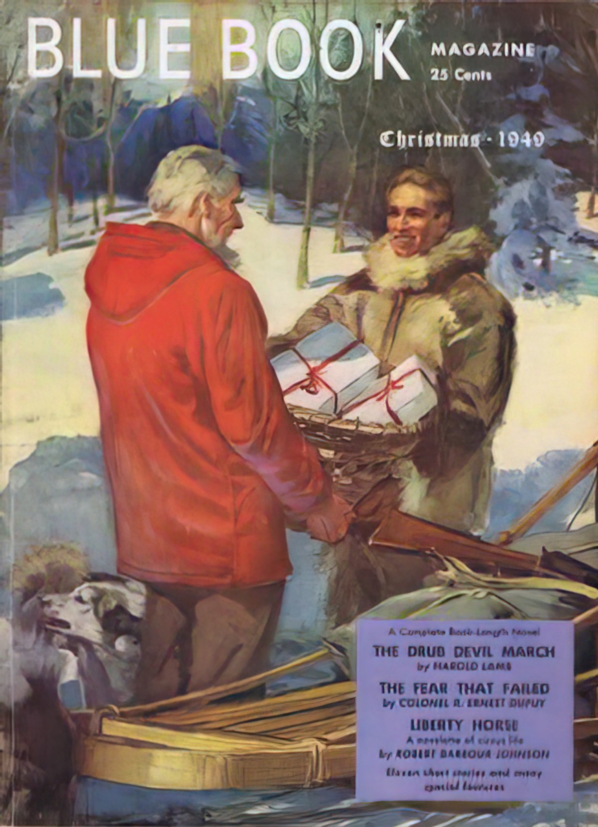 BLUE BOOK (Pulp Magazine) Christmas December 1949