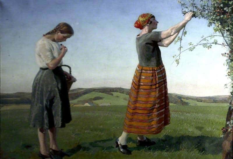 'Blackberries.' (1922) Harold Harvey