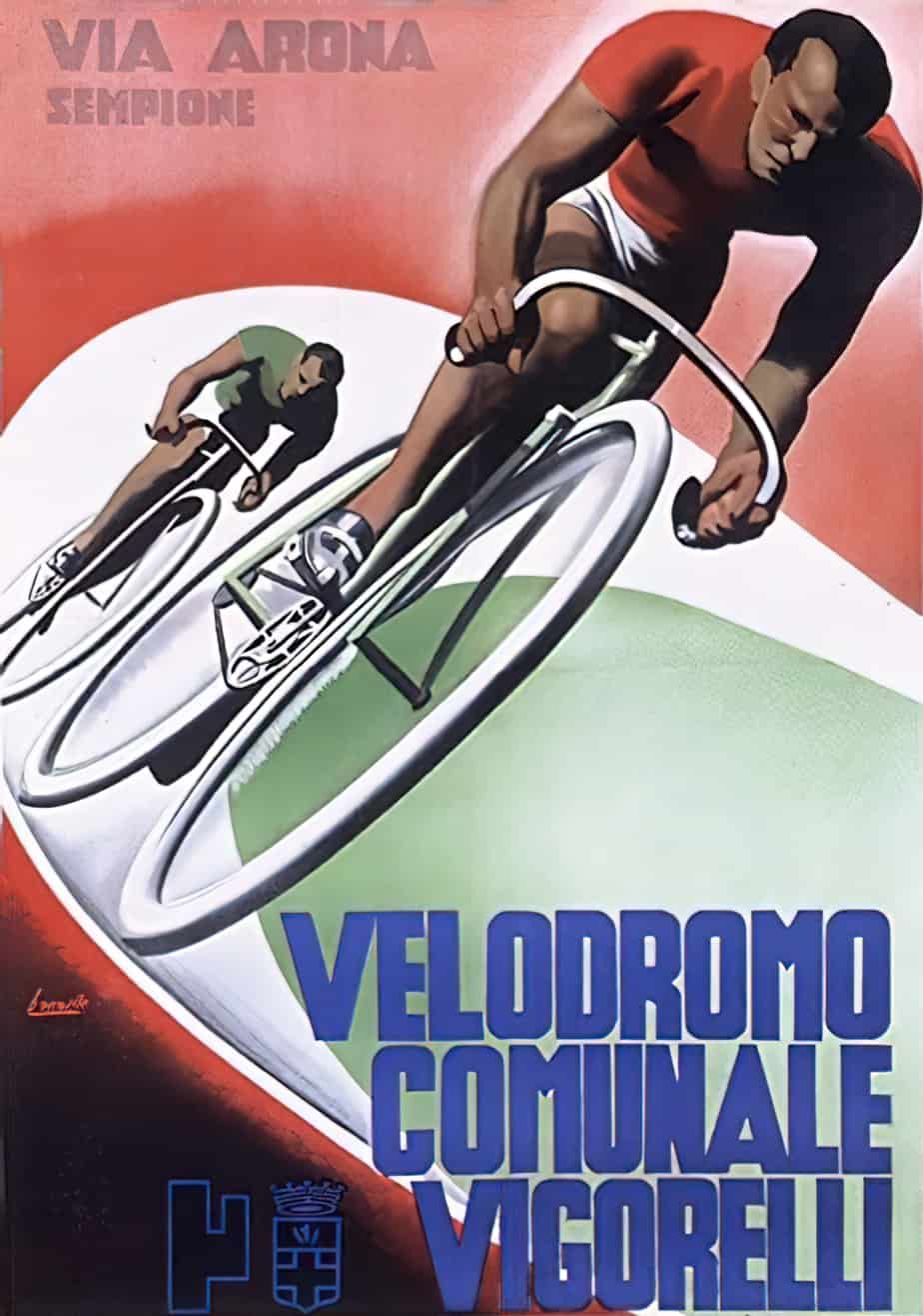 Boccasile, 1935 (Vigorelli Municipal Velodrome, Milan)