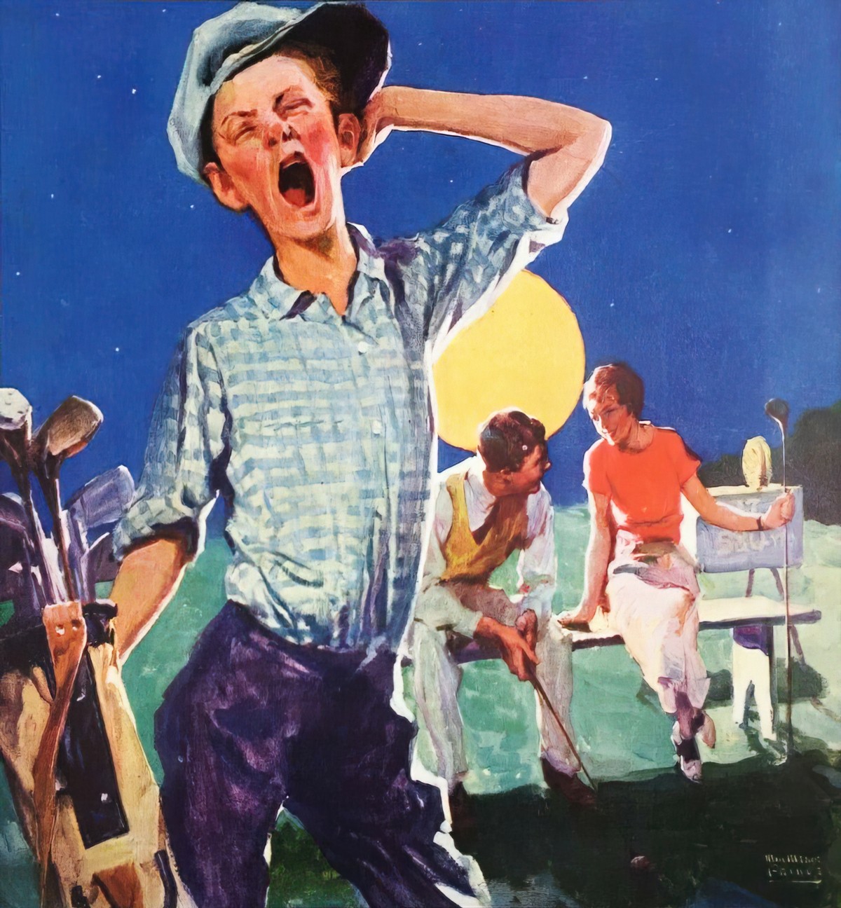 COUNTRY GENTLEMAN Magazine July 1935 golf