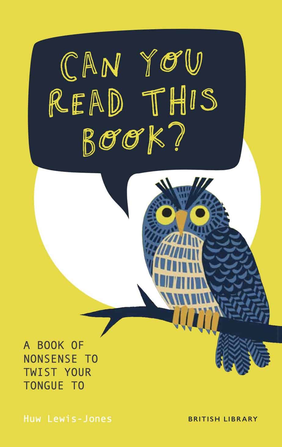 Can You Read This Book tongue twisters