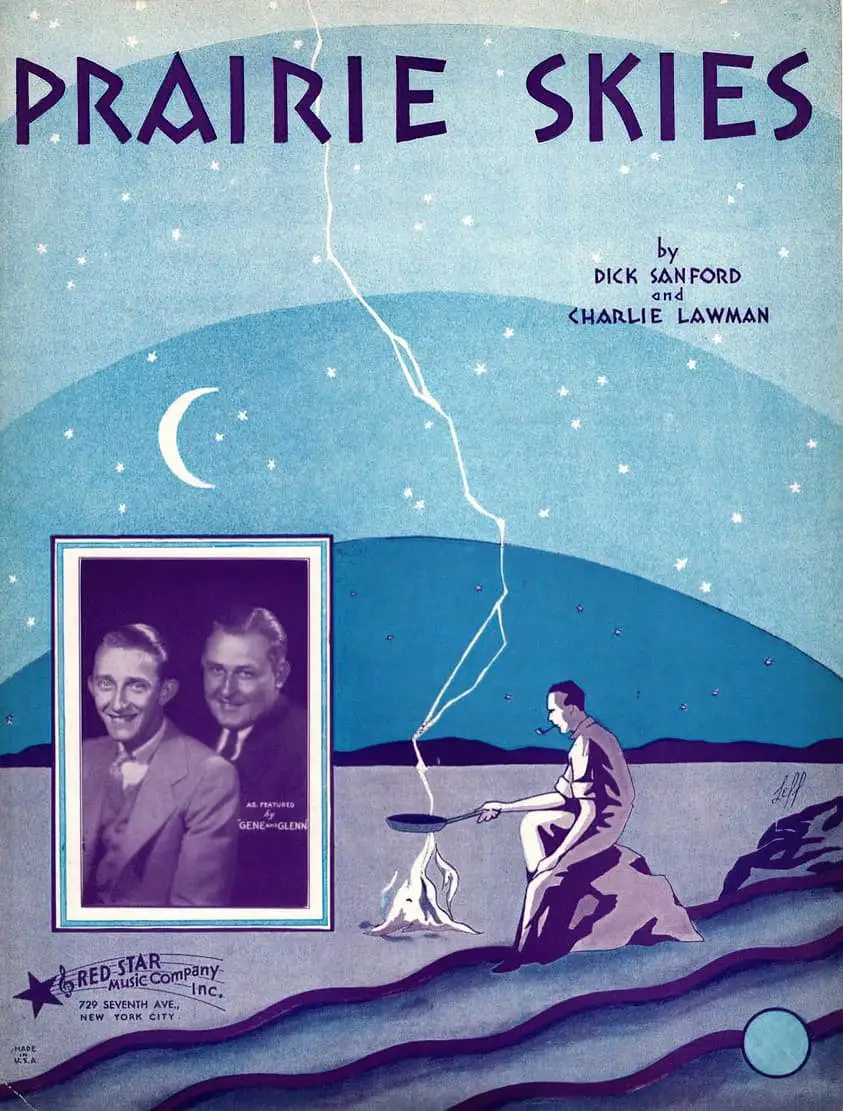 Cover design and illustration by Sydney Leff, 1930 camp fire