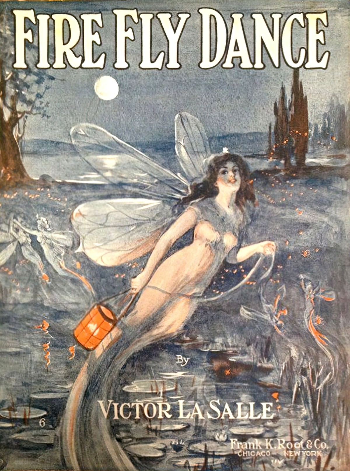 Fire Fly Dance Sheet Music cover, early 1900s