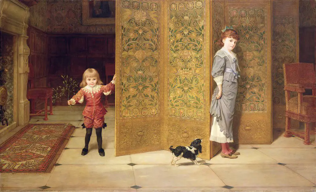 Frederick Goodall - Puritan and Cavalier