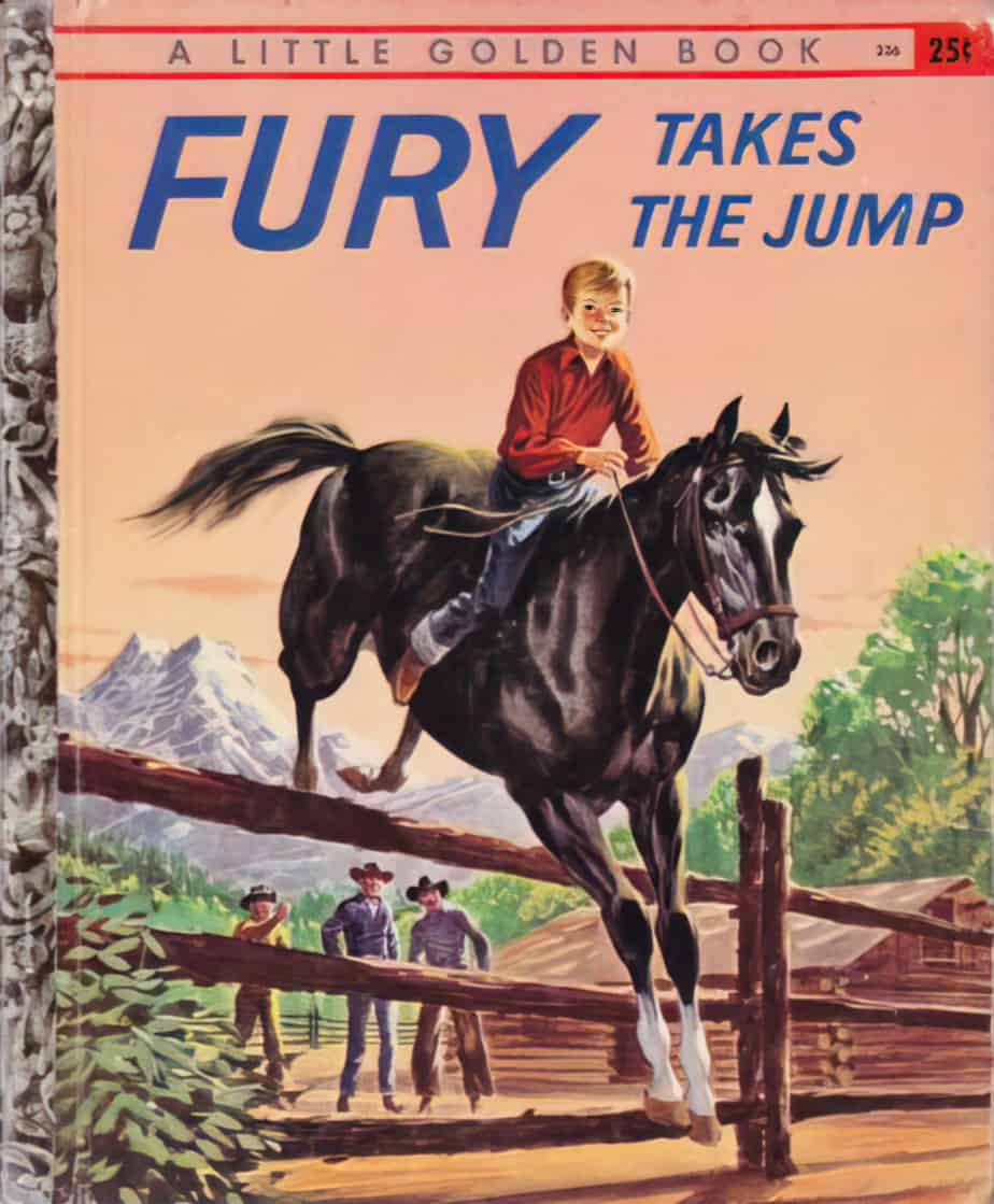 Fury Takes The Jump Little Golden Book
