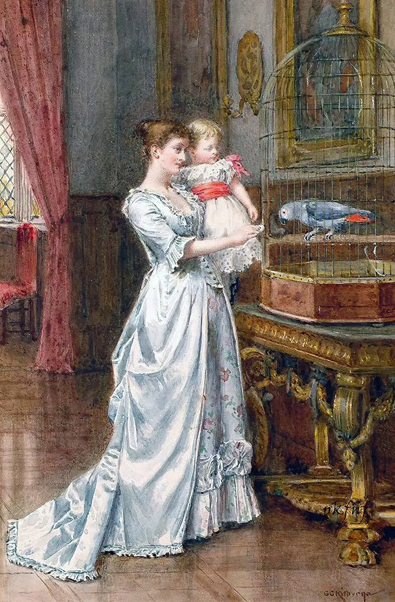 George Goodwin Kilburne - Pretty Polly