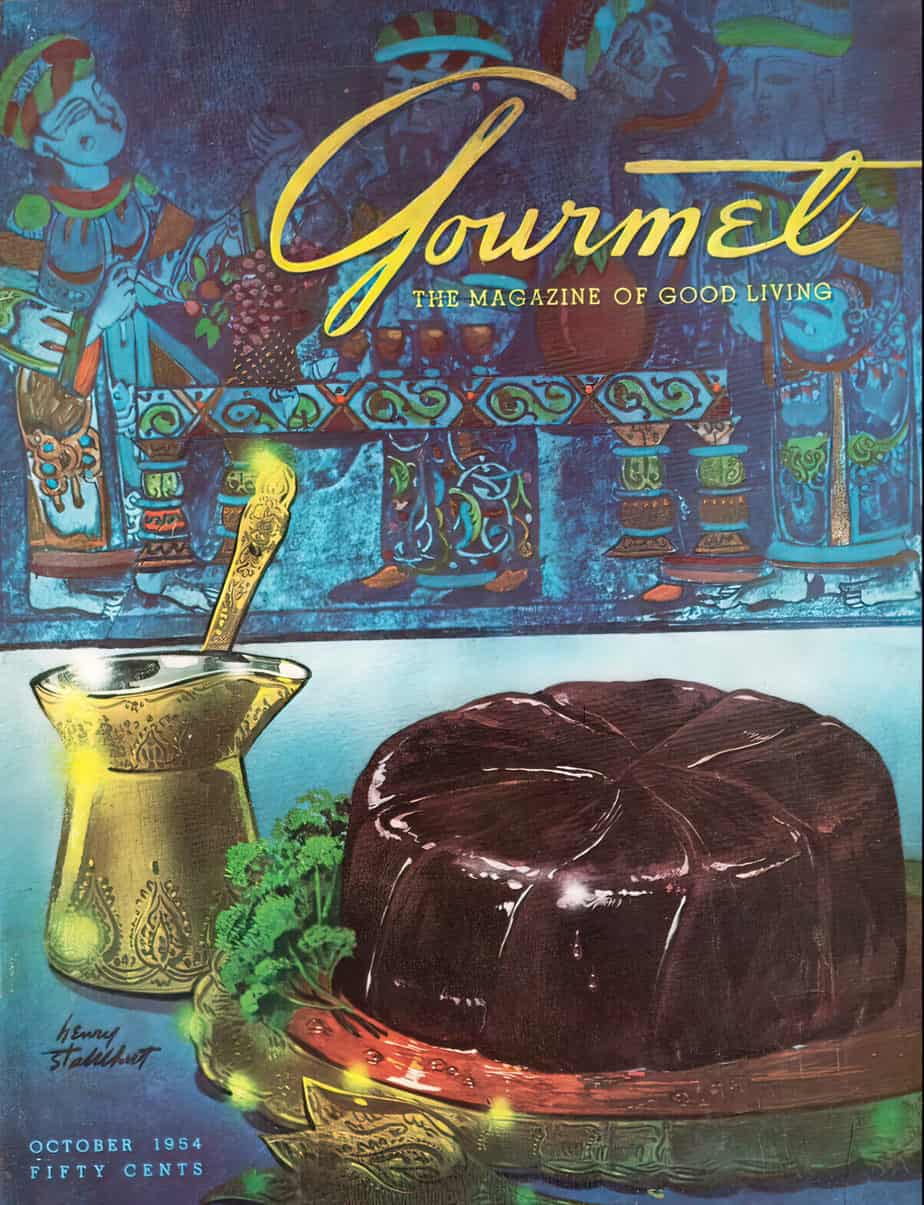 Gourmet Magazine October 1954